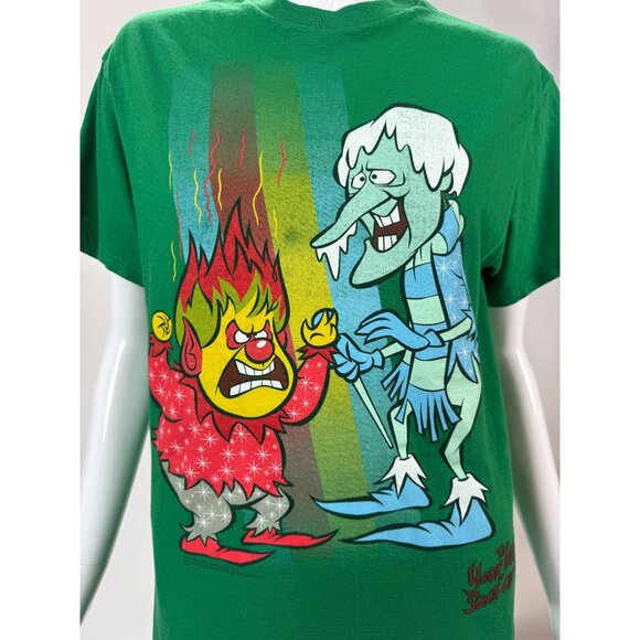 Delta Pro Weight "The Year Without A Santa Claus" Graphic Tee Shirt - M - 100% C - Picture 12 of 16